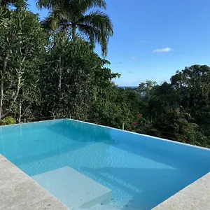 Villa Propiedad De Alto Standing Con Vista Al Mar, Piscina, Tenis, Hasta 12 Personas Las Terrenas